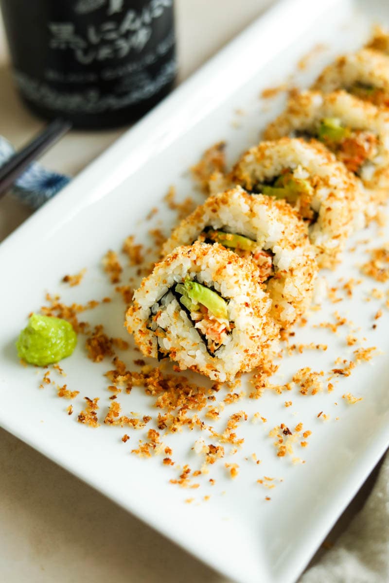 Crunchy California Roll with Eel&nbsp;Sauce